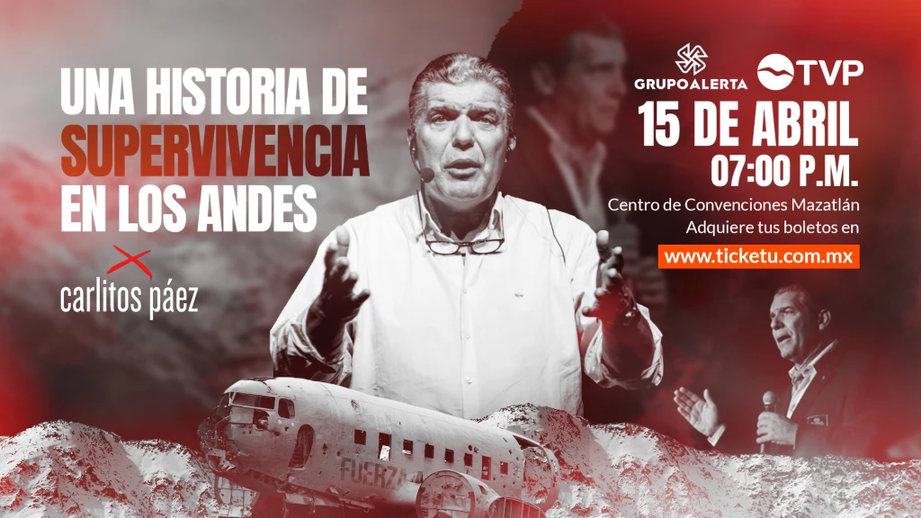 Vive una Historia de Supervivencia Única: Conferencia de Carlitos Páez en  Mazatlán, #Lo más visto en redes, Noticias, TVP