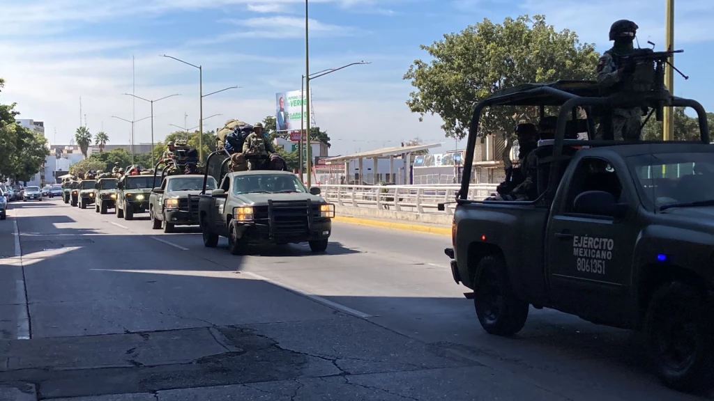 Arriban 300 elementos del Ejército a Sinaloa