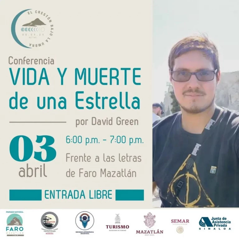 Invitan a conferencia en Faro Mazatlán sobre vida y muerte de las estrellas