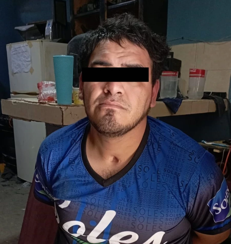 Detienen a Rolando Elías “N” en posesión de narcótico y un fusil de asalto