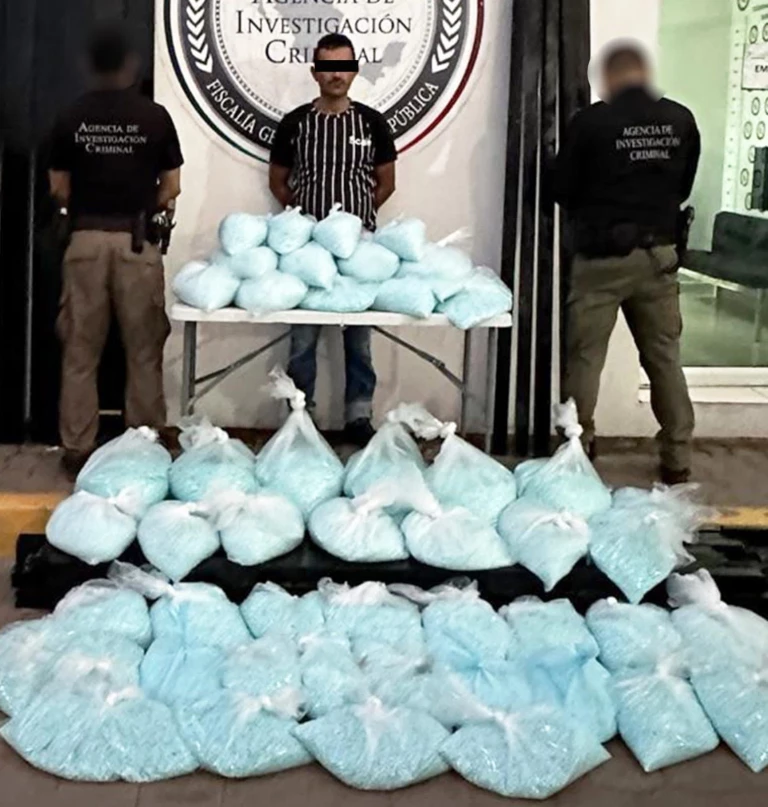 FGR obtiene sentencia en contra de detenido con pastillas de fentanilo