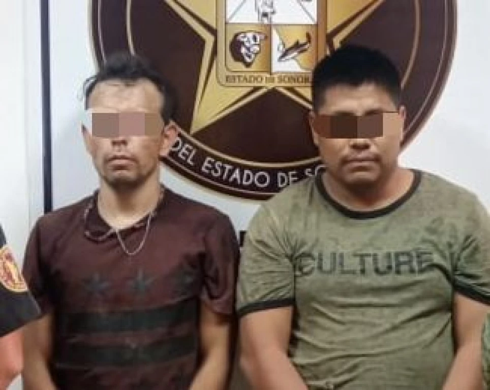 Capturan en Cajeme a dos sujetos con narcótico