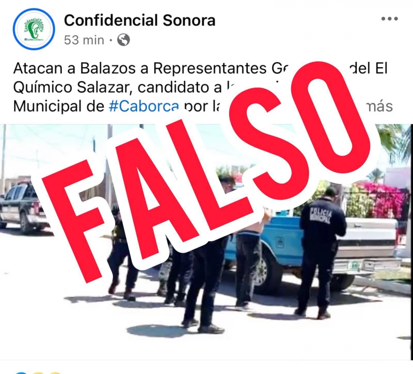 Falso reporte sobre ataque directo contra Daniel “El Químico” Salazar