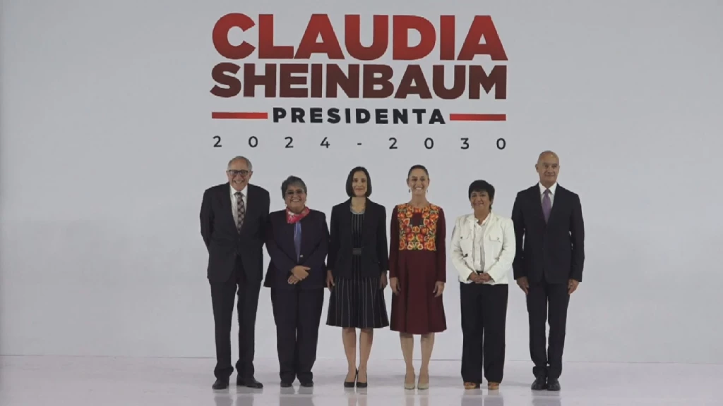 Presenta Sheinbaum 5 nuevos integrantes de su gabinete