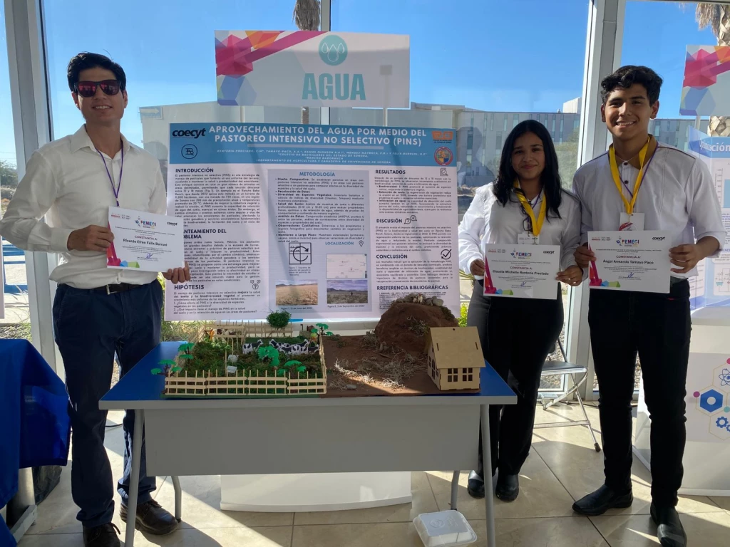 Proyecto de estudiantes de COBACH impulsa la ganadería sostenible en Sonora