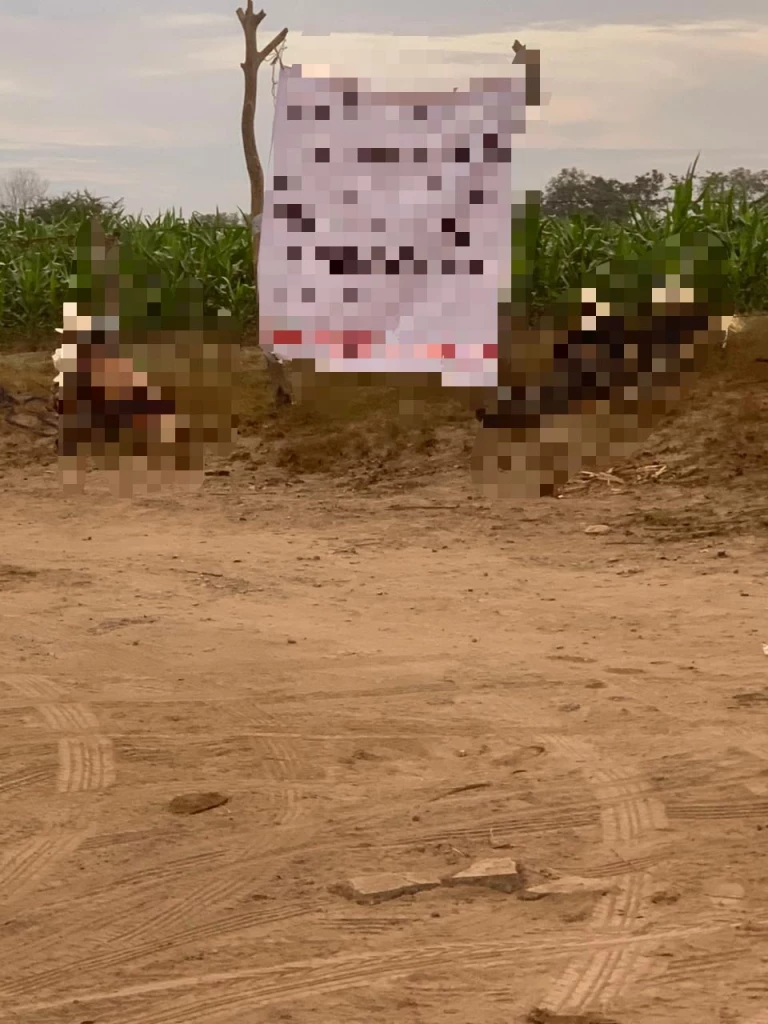 Encuentran a cuatro hombres asesinados en El Walamo de Mazatlán con mensaje de advertencia