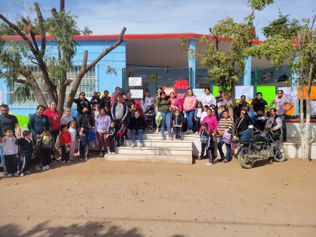 Exigen reconexión la electricidad en el jardín de niños '”Club de Leones'” en San Blas, El Fuerte