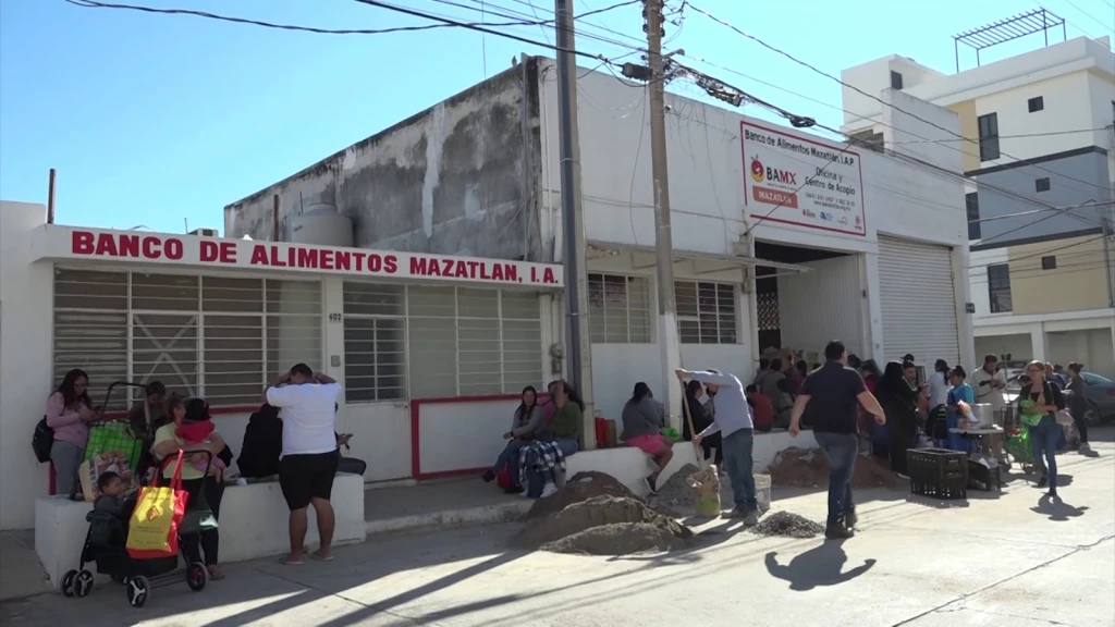 Banco de Alimentos de Mazatlán apoyó a 9 mil 300 familias en 2024