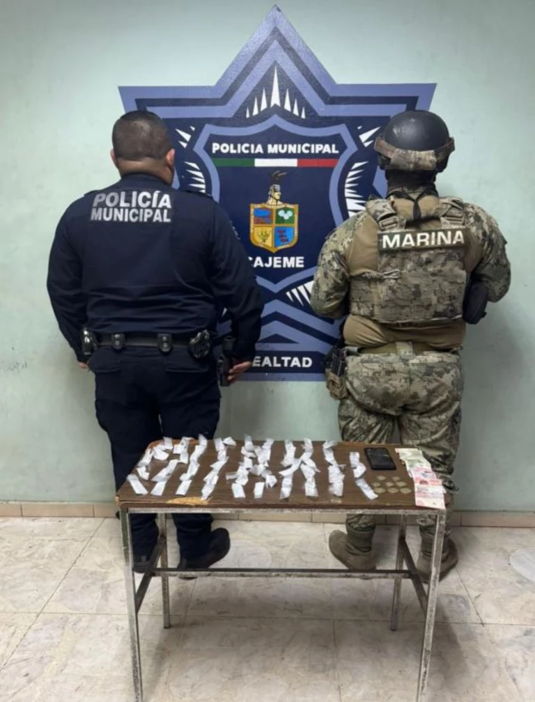 Detienen a menor por presunto delito contra la Salud en Cajeme