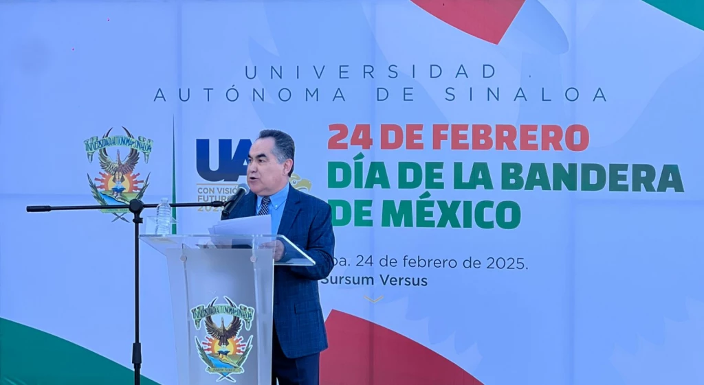 La UAS conmemora el Día de la Bandera