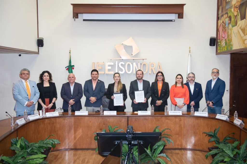 IEE Sonora y Registro Civil firman convenio para fortalecer la 3 de 3 contra la violencia de género