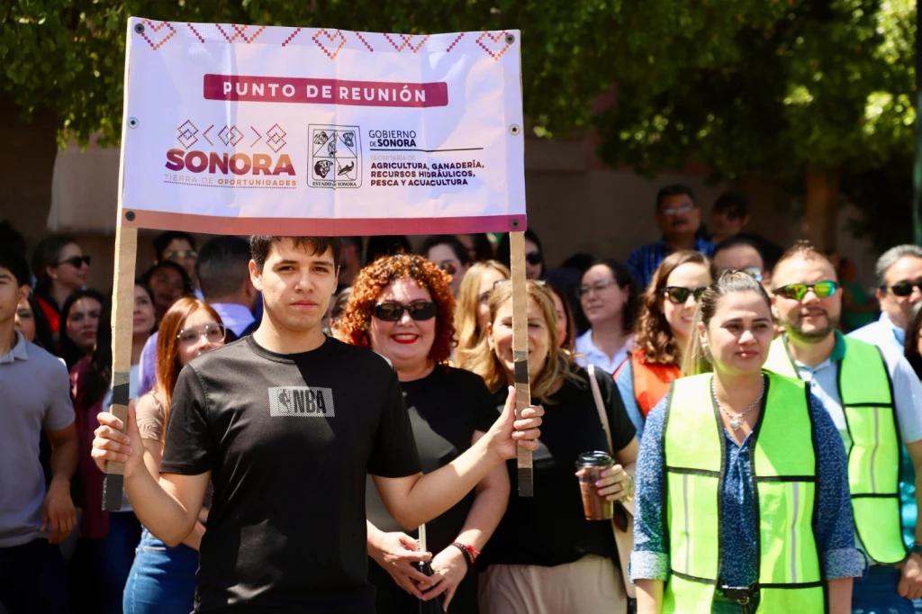 Sonora responde con éxito al Primer Simulacro Nacional 2025