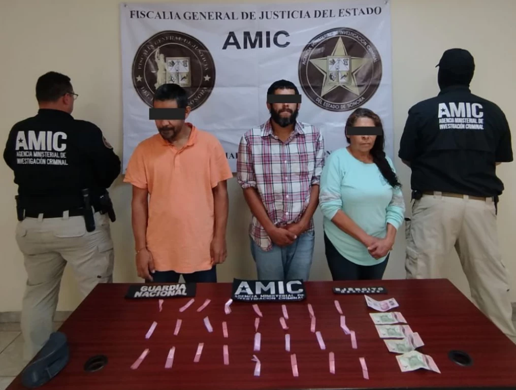 Cateo en San Luis Río Colorado deja tres detenidos y aseguramiento de droga