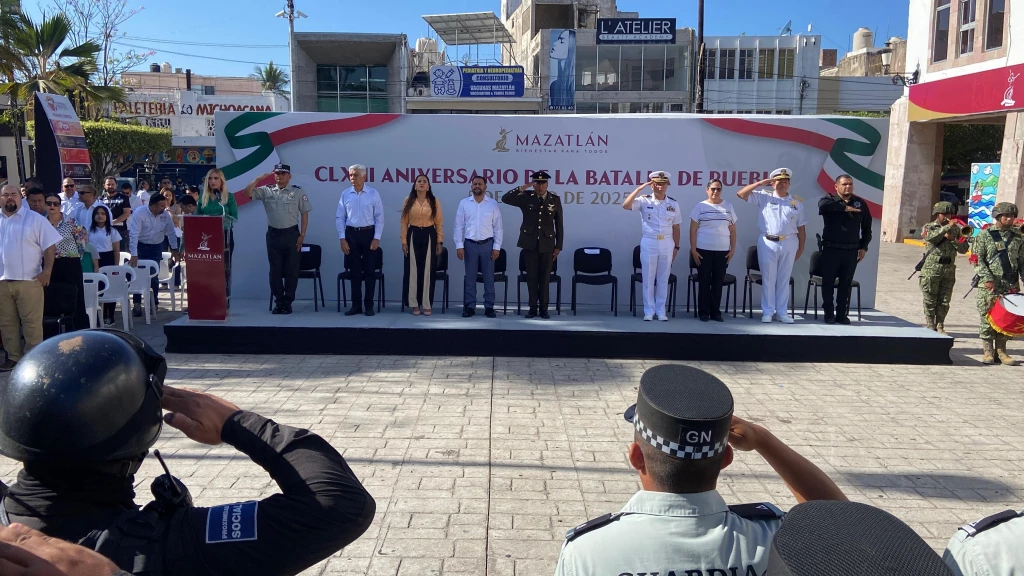 Conmemoran en Mazatlán el 163 aniversario de la Batalla de Puebla