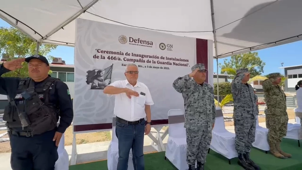 Se realiza la Ceremonia de Inauguración de las Instalaciones de la 466ava Compañía de la Guardia Nacional en Escuinapa