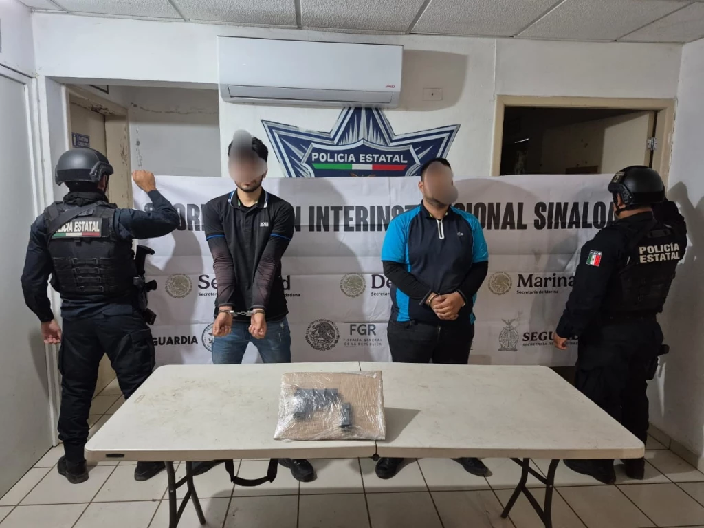 Detienen a dos presuntos ladrones en Culiacán