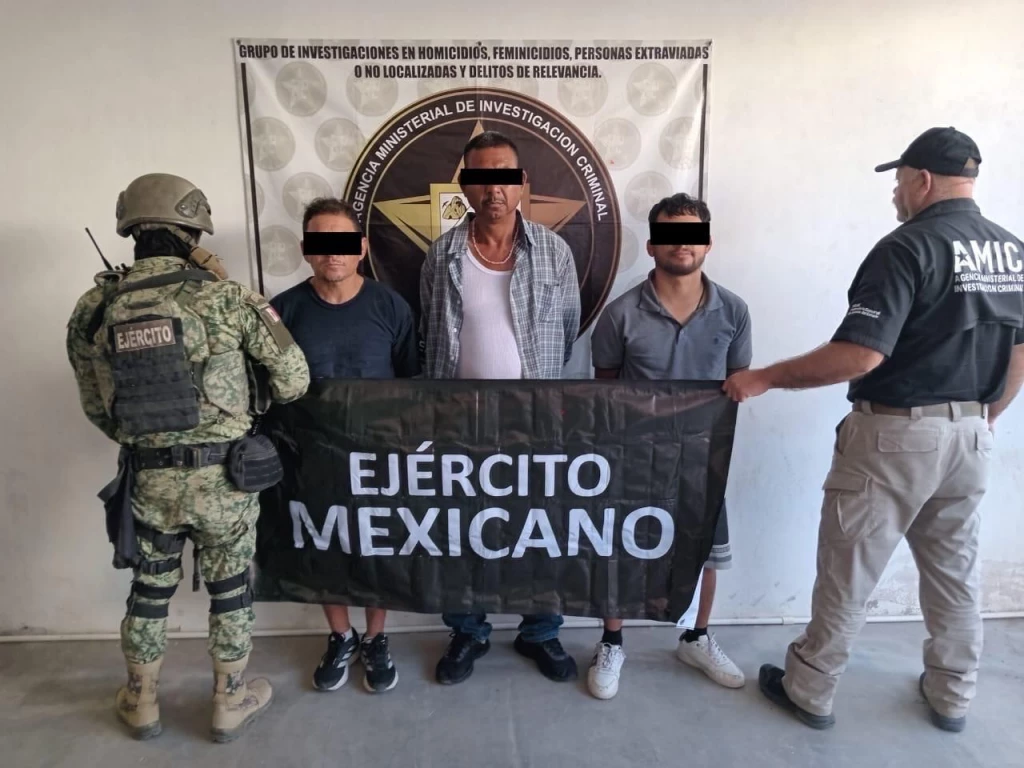 Operativo conjunto AMIC-DEFENSA rescata a dos persona y captura a tres sujetos; FGJES formula imputación para ellos