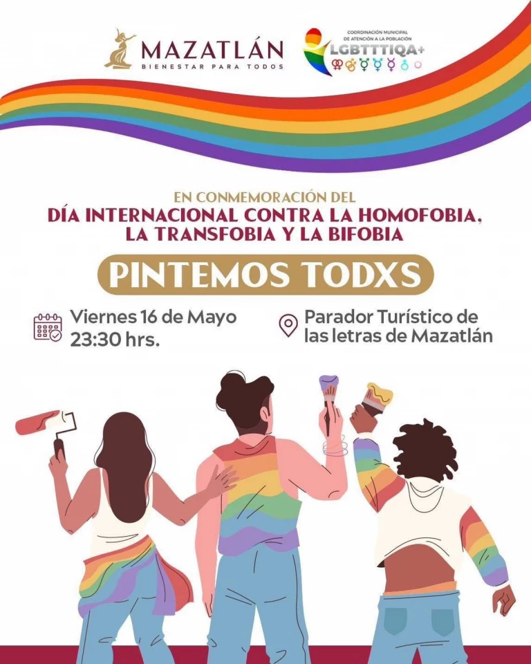 Invitan a la comunidad LGBTQ+ a la actividad “Pintemos Todxs”