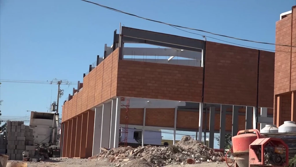Centro comunitario y gimnasio “Marco Verde” lleva un avance del 62%