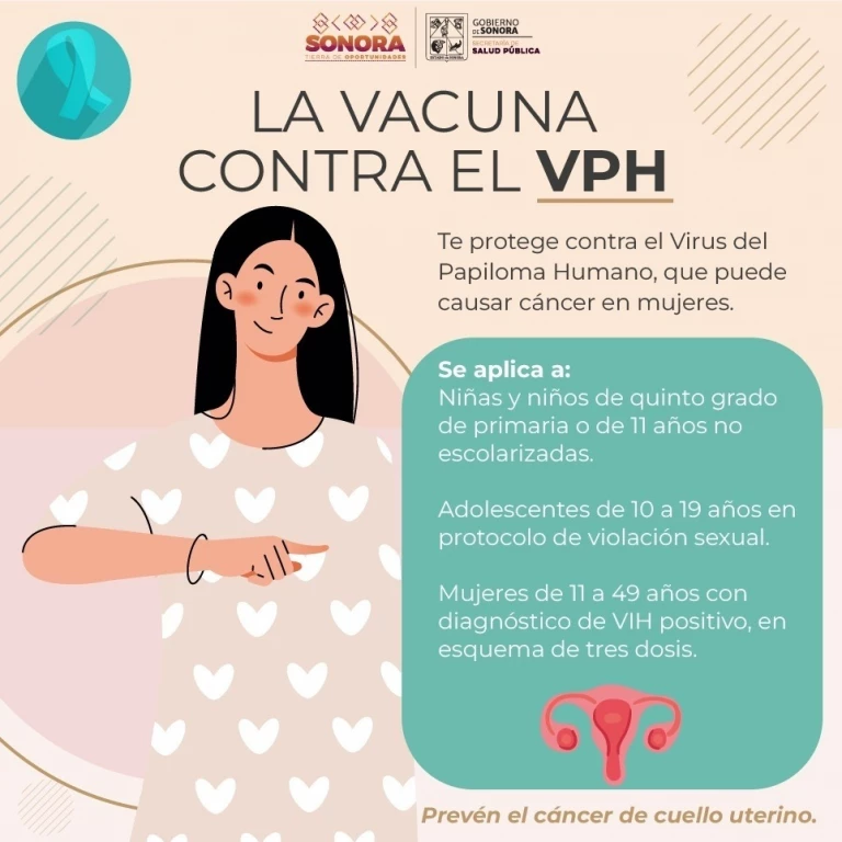 Gobierno de Sonora mantiene acciones permanentes para la prevención del Virus del Papiloma Humano