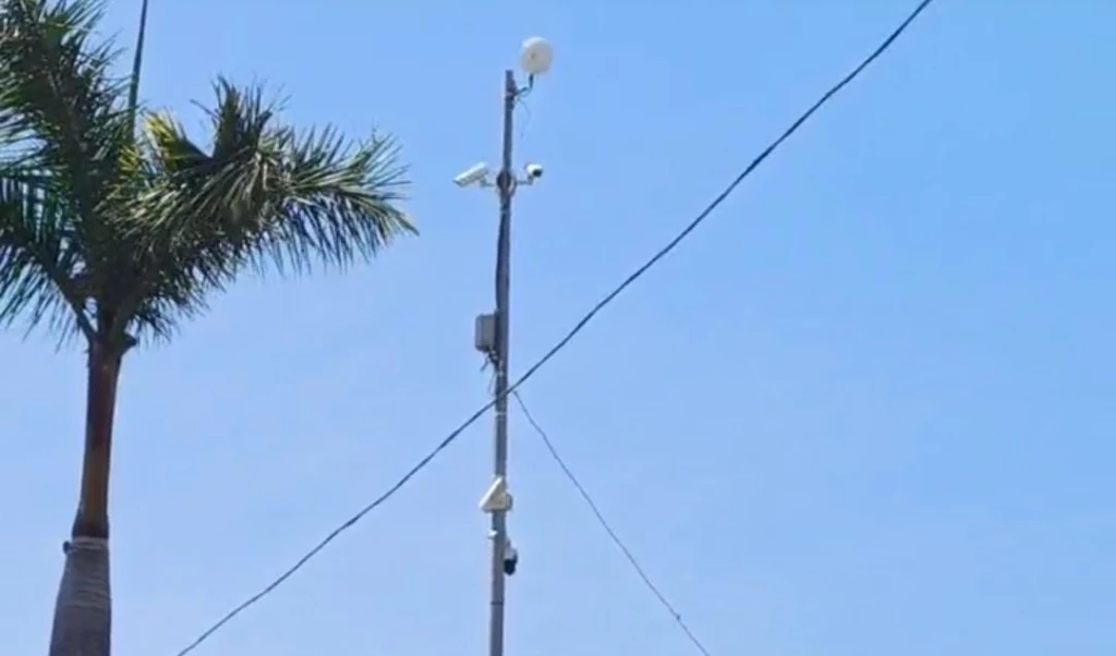 Sujetos armados atacan a balazos cámaras de seguridad en La Marina Mazatlán
