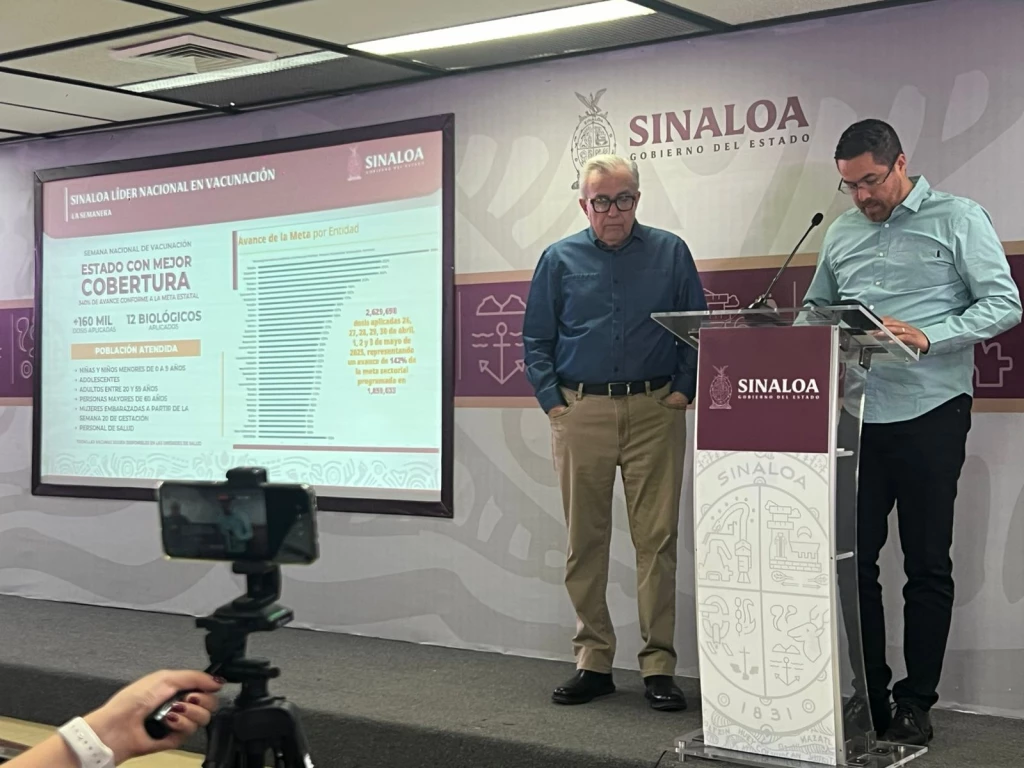 Sinaloa, líder nacional en campaña de vacunación