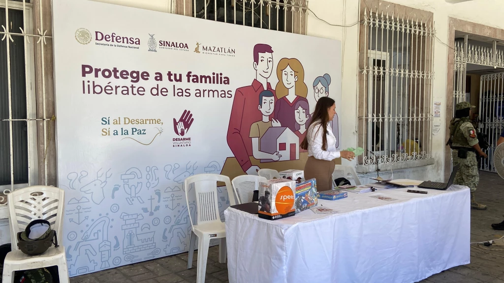 Avanza de manera positiva la Campaña Desarme Voluntario 2025 en Mazatlán