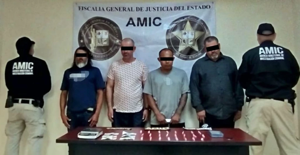 Aseguradas cuatro personas con droga tras cateo en San Luis Río Colorado