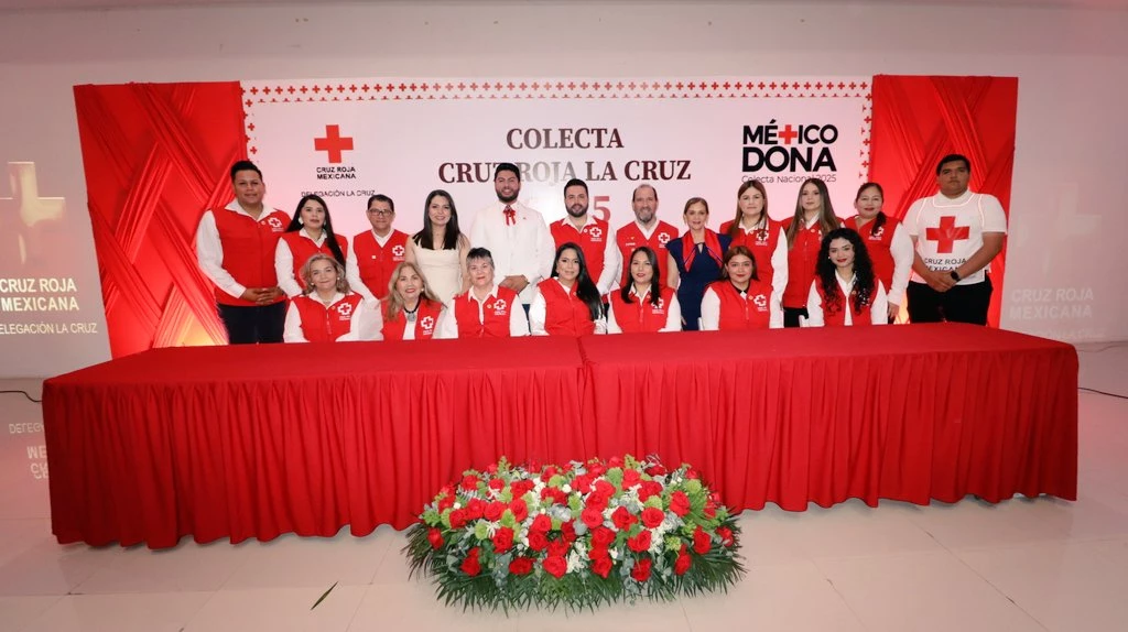 Rinde protesta nuevo Consejo de Cruz Roja La Cruz y clausura colecta con éxito