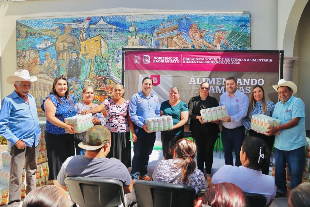 Más de mil familias en Badiraguato ya reciben apoyo alimentario con entrega de harimasa