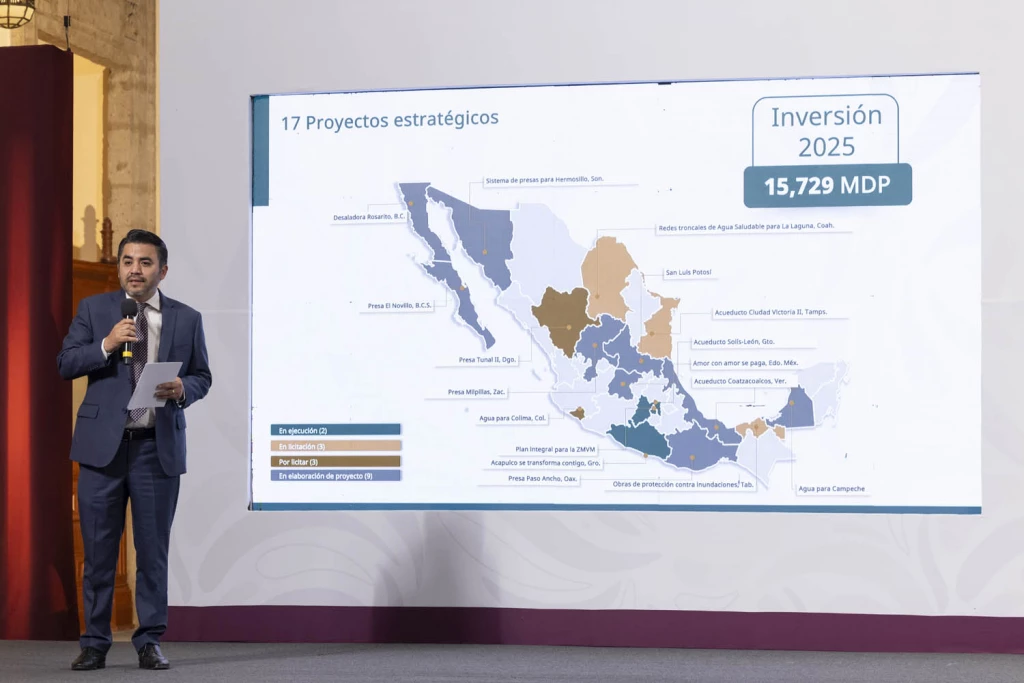 Avanzan proyectos estratégicos de CONAGUA