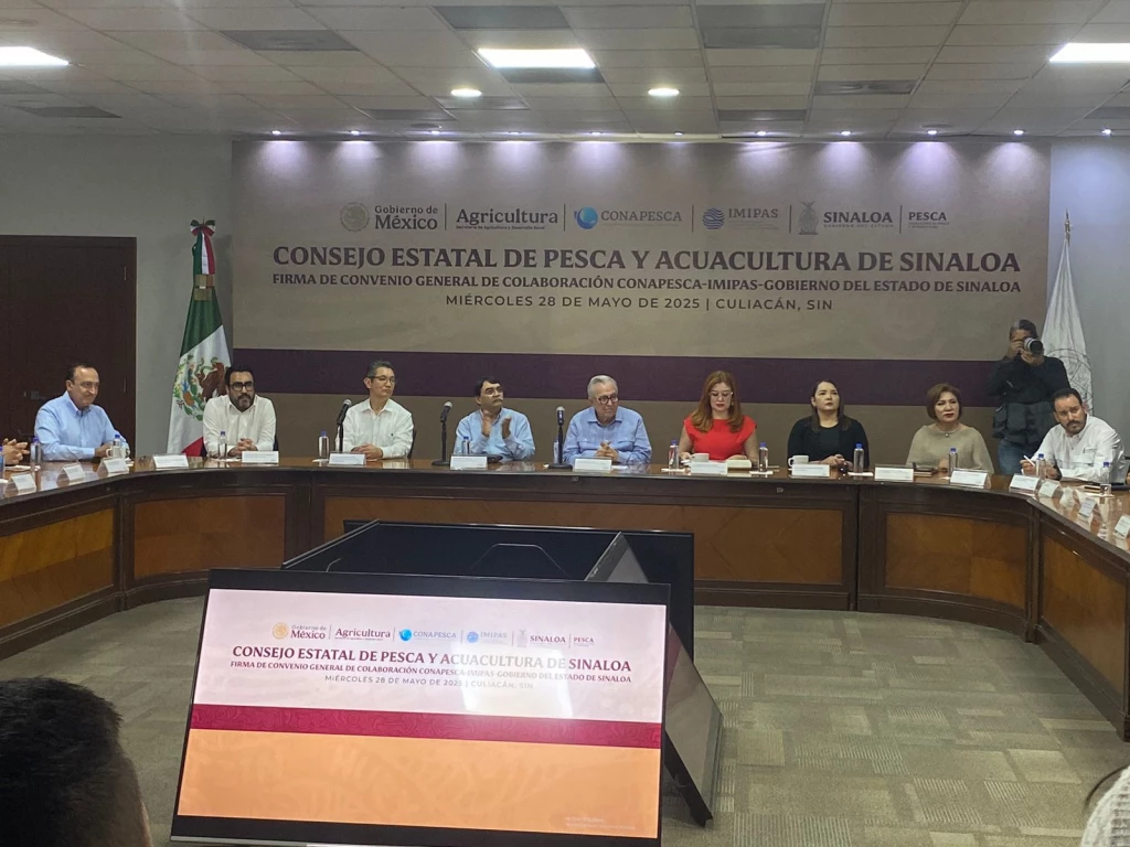 Firman convenio de colaboración CONAPESCA, IMIPAS y Gobierno de Sinaloa