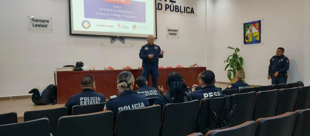 Policías estatales de Sonora se capacitan para salvar vidas en emergencias