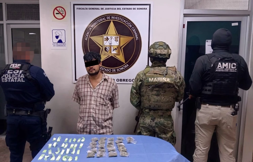 Detenidos en posesión de droga en Ciudad Obregón por Operativo Coordinado