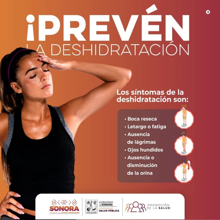 Recomienda Gobierno de Sonora mantenerse bien hidratado durante la temporada de calor