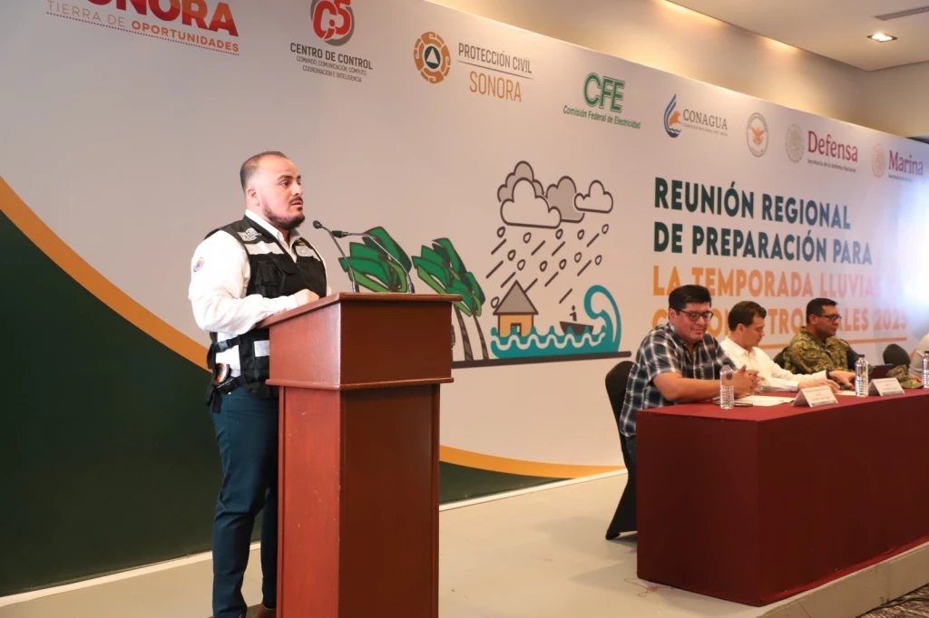 Gobierno de Sonora realiza Reunión Estatal de Preparación para la Temporada de Lluvias y Ciclones Tropicales 2025