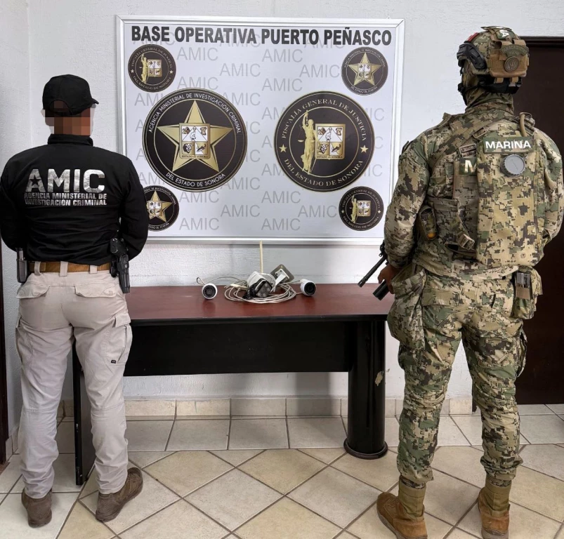 Aseguran cámaras de videovigilancia “parásitas” utilizadas en Puerto Peñasco