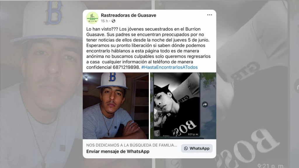 Privan de la libertad a hijos de madres buscadoras de Guasave