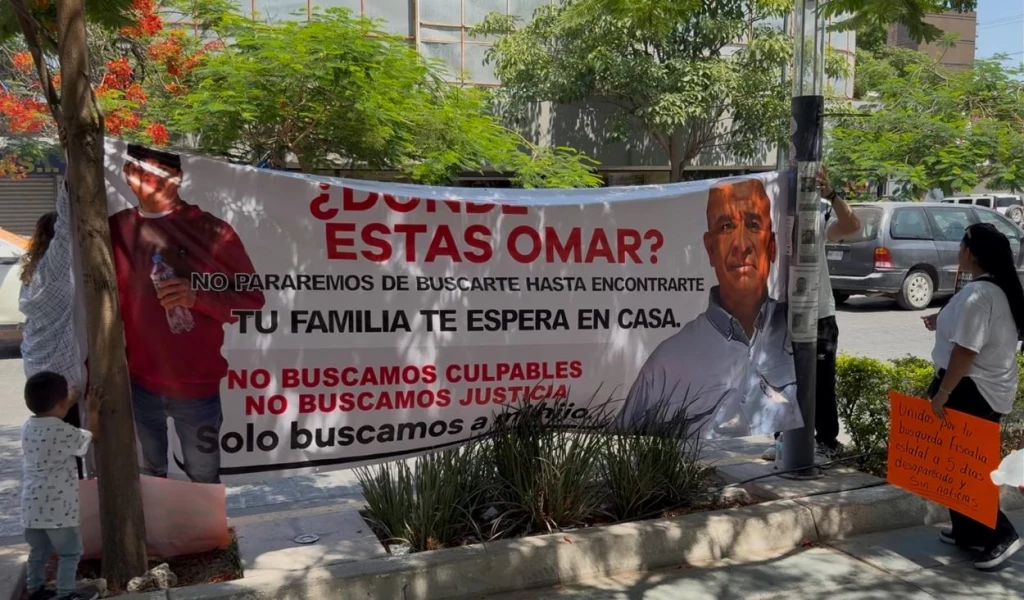 ¿Dónde está? Protestan en Vicefiscalía Zona Norte por el paradero de Omar Ruiz