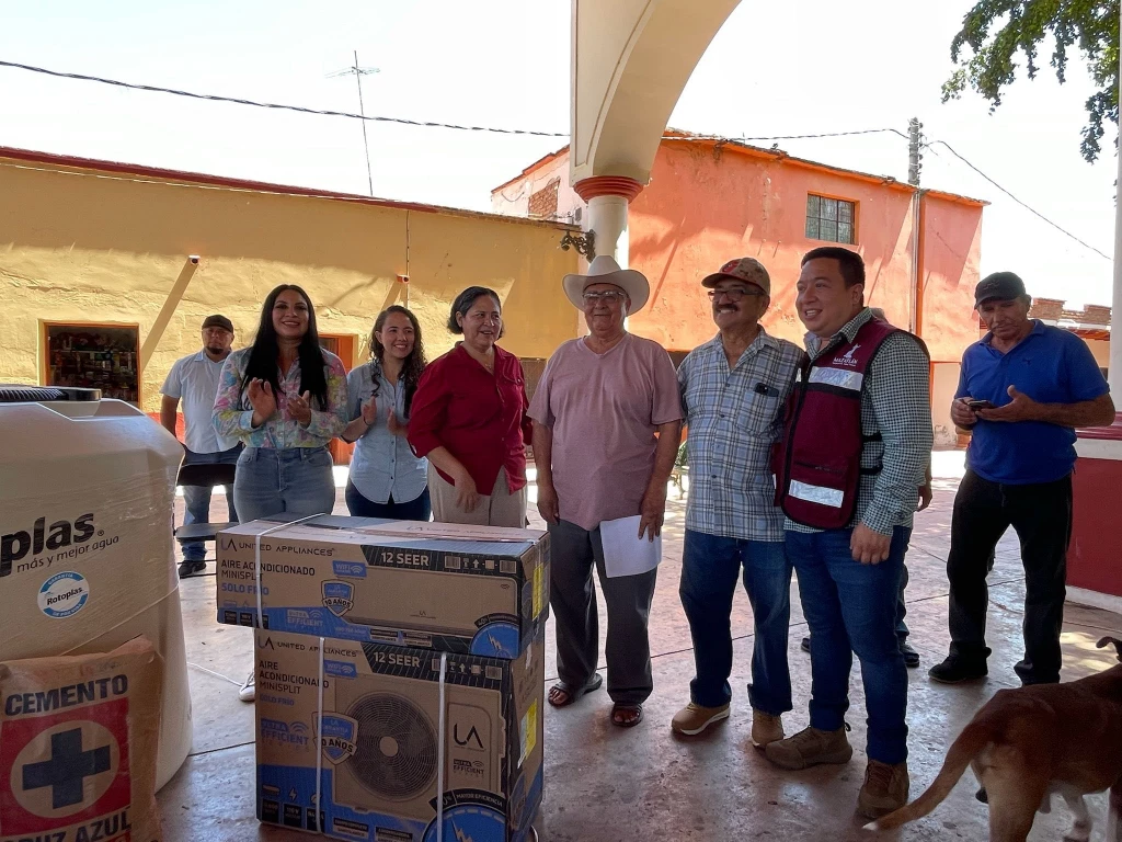 Se benefician 117 familias de 8 comunidades de Mazatlán con el programa “Peso a Peso del Bienestar”