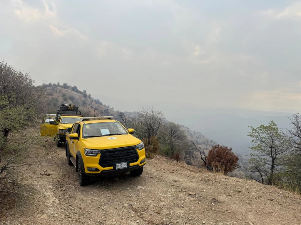 Logra Gobierno de Sonora importante avance en el control del incendio forestal en la Sierra Los Ajos