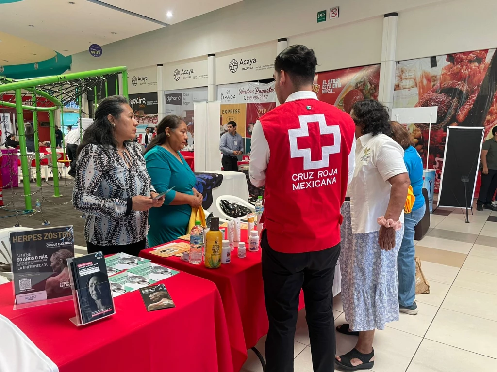 Se realiza segunda edición de la Expo Feria de la Salud de Cruz Roja Mazatlán