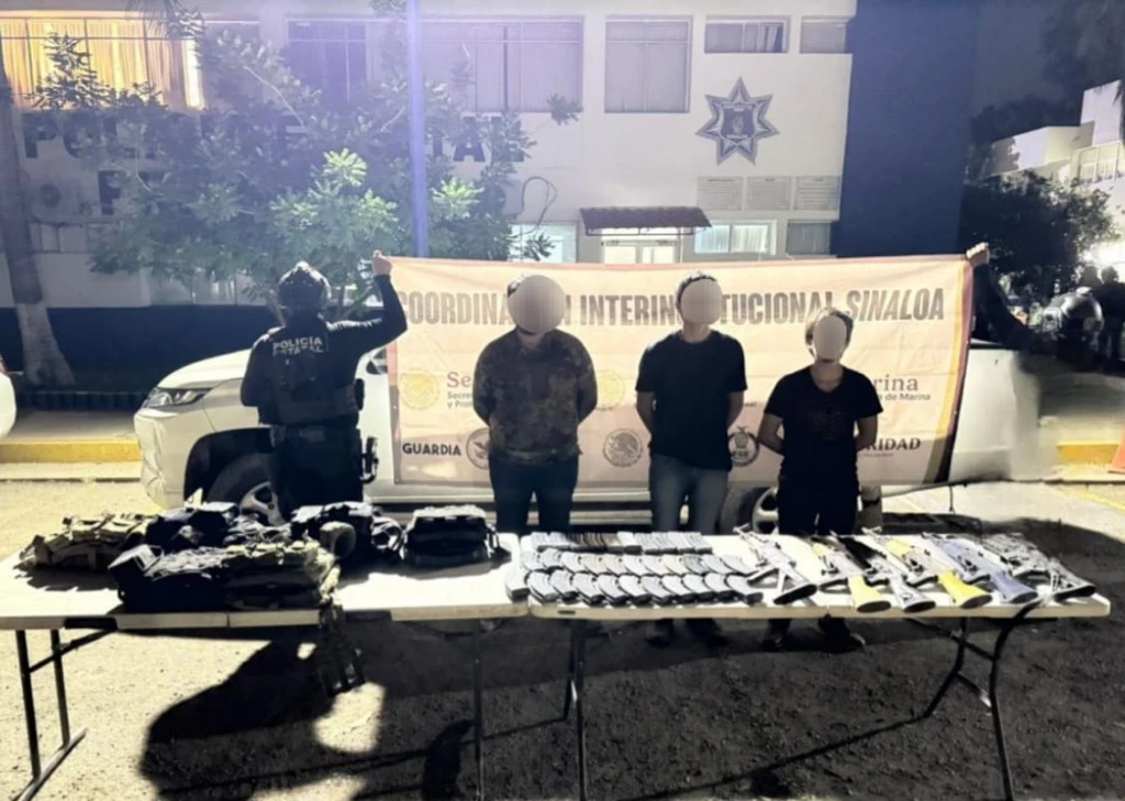 Detienen a 4 hombres tras agresión a policías estatales en Culiacán
