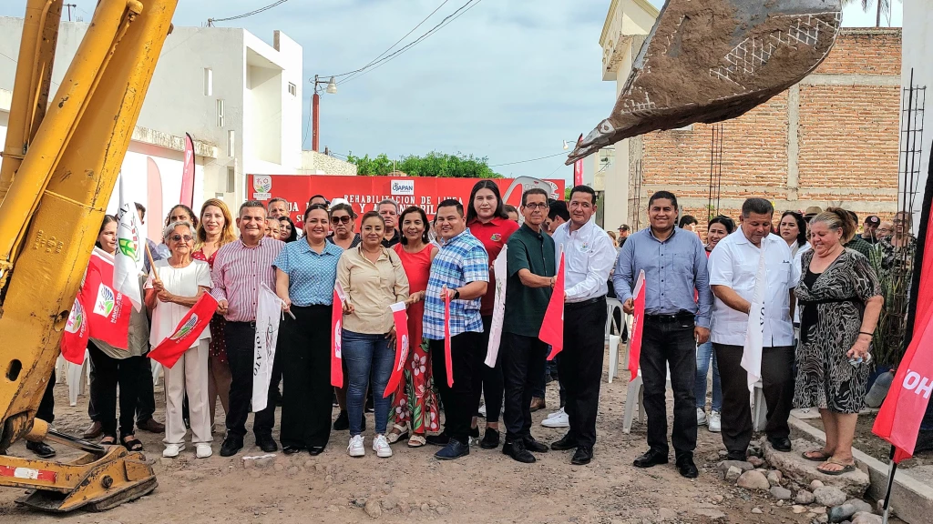 Inicia el Gobierno de Navolato obra prioritaria de agua potable y drenaje en la colonia Centro