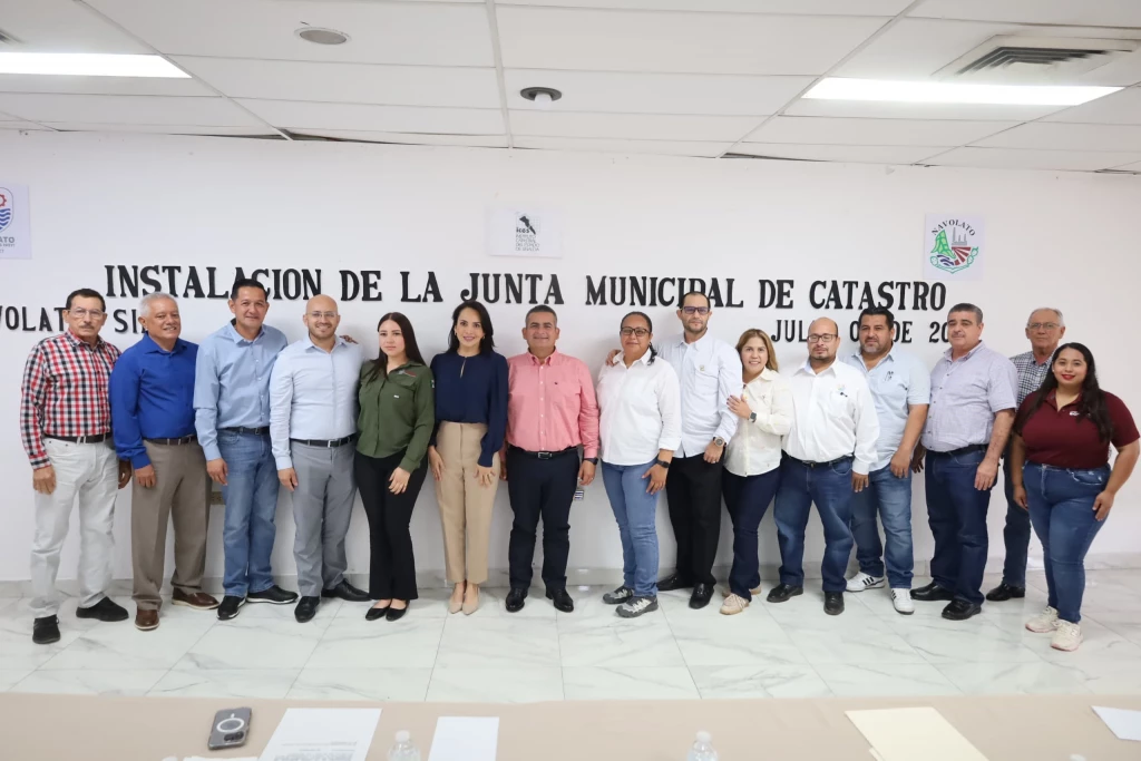 Instala Gobierno de Navolato Junta Municipal de Catastro como órgano técnico para la planeación territorial