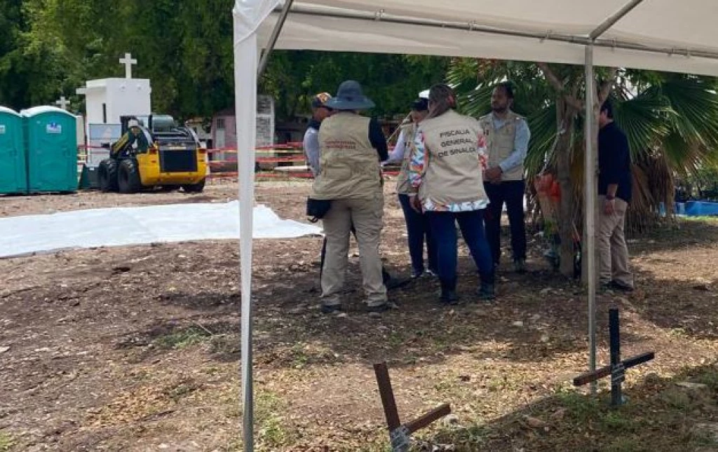 Histórica acción de exhumaciones en Sinaloa