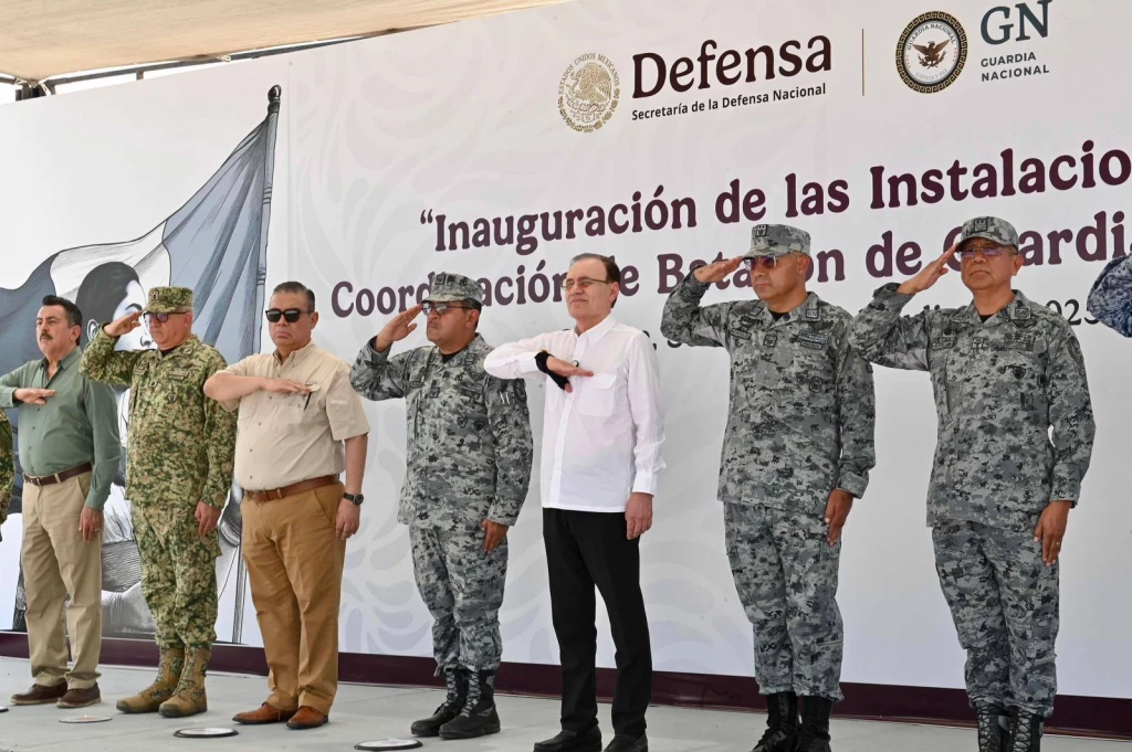 Gobernador Durazo inaugura instalaciones de la Guardia Nacional en Cajeme; suman 19 en Sonora