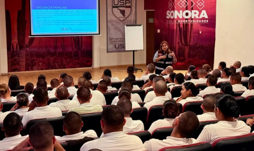 Capacita Gobierno de Sonora a cadetes para prevenir y atender la violencia familiar y de género