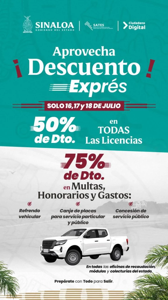 Programa de Descuentos Exprés del SATES en este verano