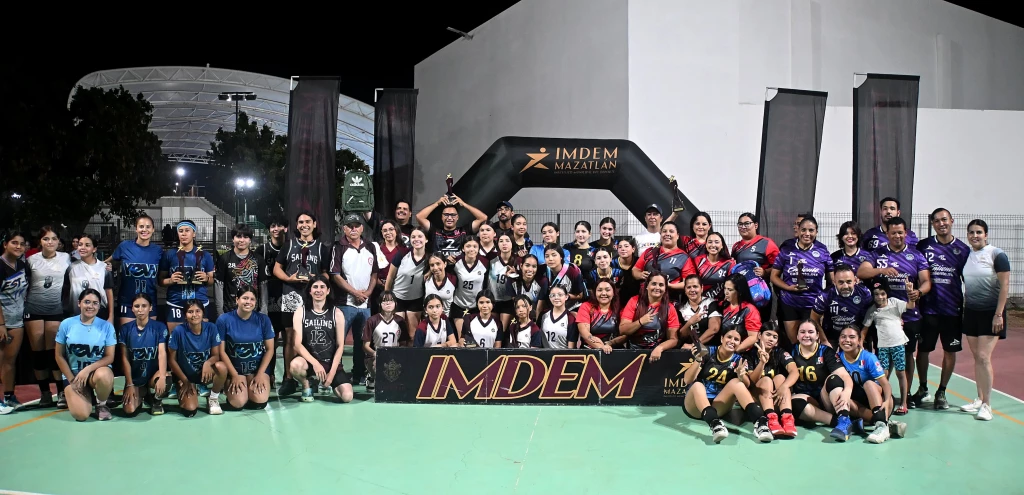 Culminan con éxito las Ligas de Voleibol de Mazatlán